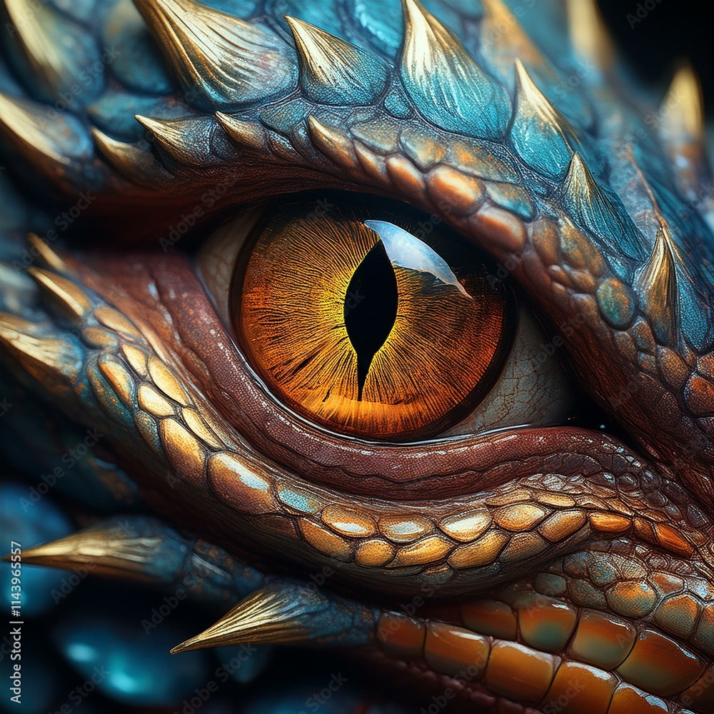 Naklejka premium eye of the dragon