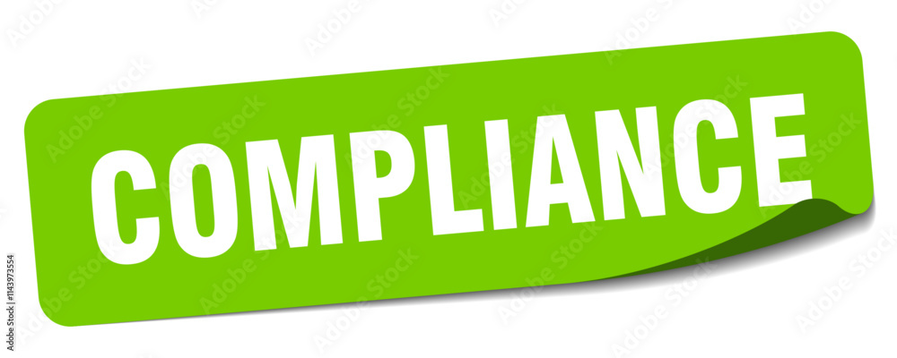 COMPLIANCE sticker COMPLIANCE sticker