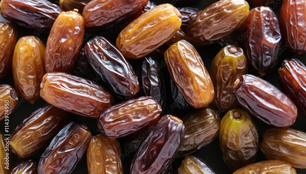 Close-up of a Pile of Sweet Dates Close-up of a Pile of Sweet Dates