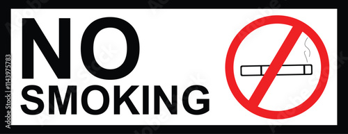 No smoke sign