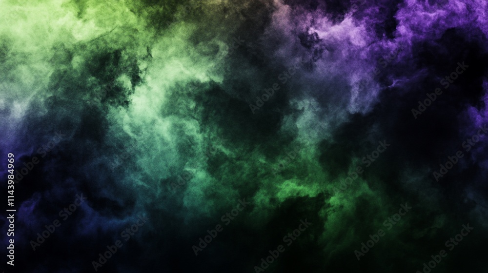 Abstract colorful smoke clouds on black background. Abstract colorful smoke clouds on black background.