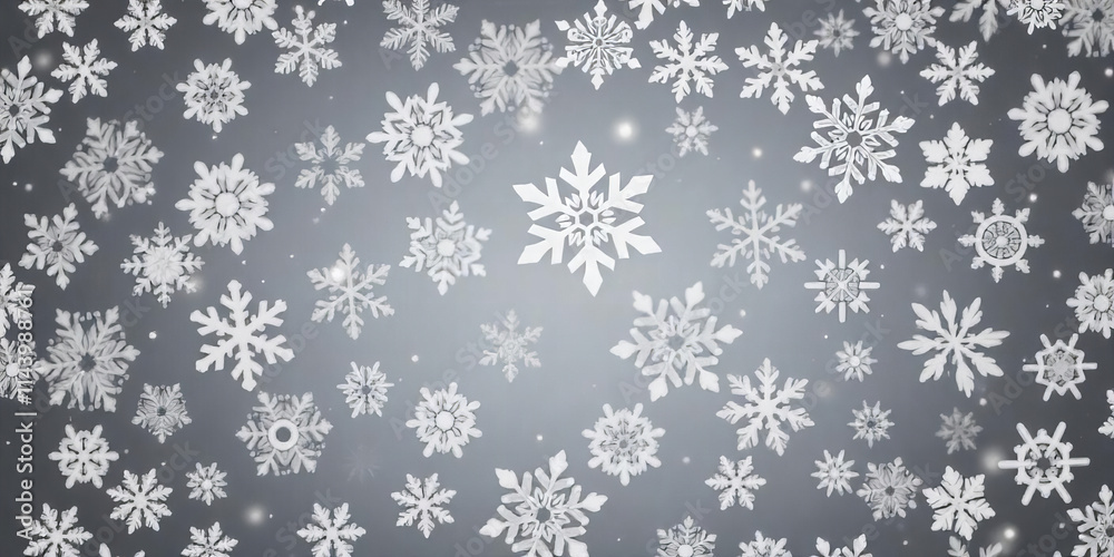 Winter Snowflake Elegance Winter Snowflake Elegance