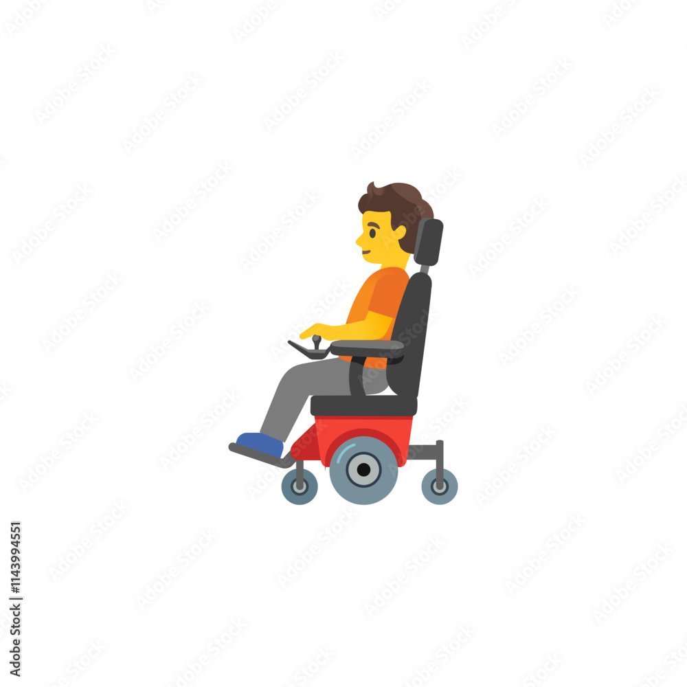 Person in Motorized Wheelchair
Person in Motorized Wheelchair