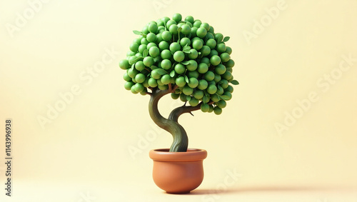 tree in a pot