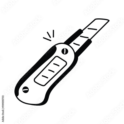 Get this amazing icon of paper cutter in modern style