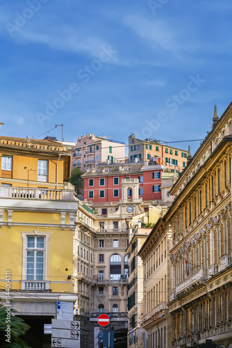 Piazza della Nunziata, Genoa, Italy photo