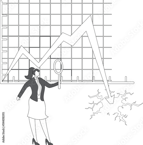World financial crisis, falling market prices, economic collapse, bankruptcy, budget recession, economic downturn