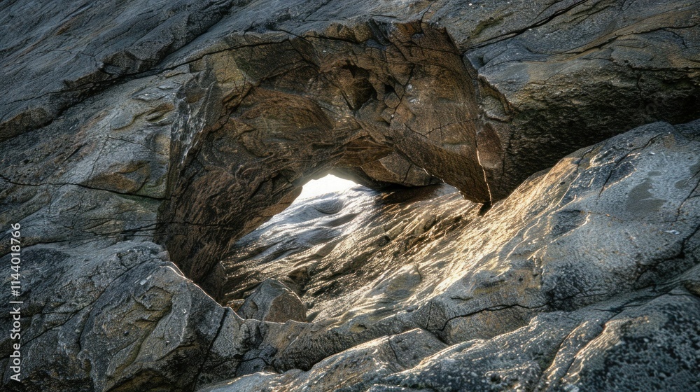 Big rocks piled up and waterlogged, very beautiful. Mountain