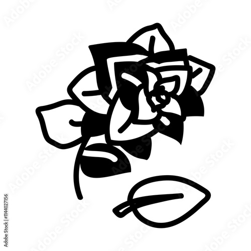 sprig of oregano and leaves, monochrome vector illustration, hand-drawn on a white background. Vintage image of the oregano plant for cooking and cosmetics. Decoration, spices and seasonings for food