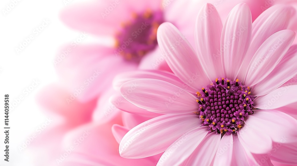Pink flowers softly bloom wide close up photo mockup.. AI Generated Pink flowers softly bloom wide close up photo mockup.. AI Generated