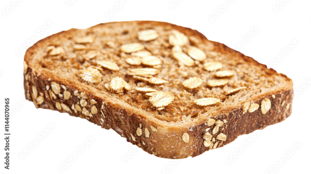 A Delicious and Crunchy Toast Featuring Visible Grains Perfect for Breakfast or Snack Time.