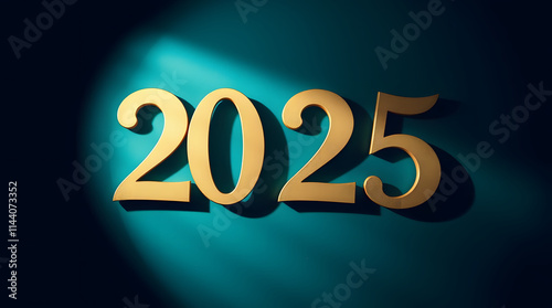 Happy new year 2025 card template
