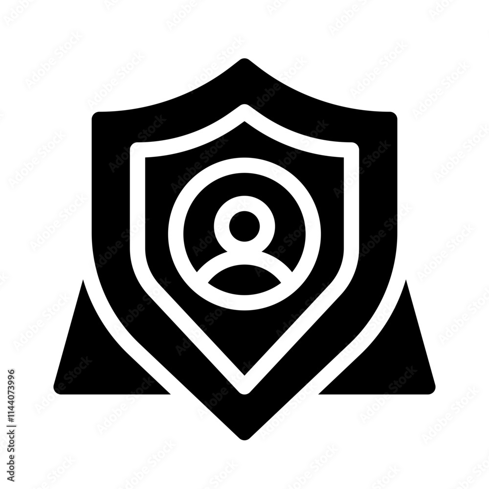 Icon Authentication With Style Glyph Icon Authentication With Style Glyph