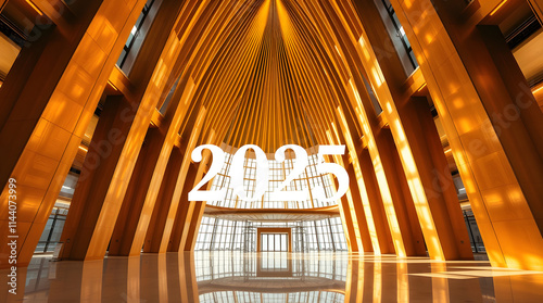 Happy new year 2025 card template