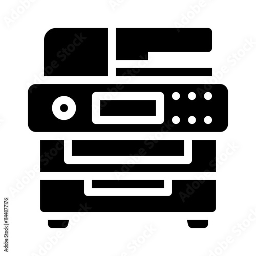 multifunction printer glyph icon