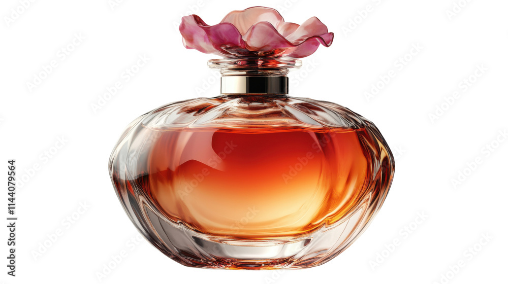 bottle of perfume isolated on white background bottle of perfume isolated on white background
