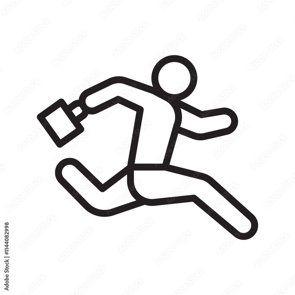 Businessman Jumping icon vector image. Suitable for mobile apps, web apps and print media. Businessman Jumping icon vector image. Suitable for mobile apps, web apps and print media.