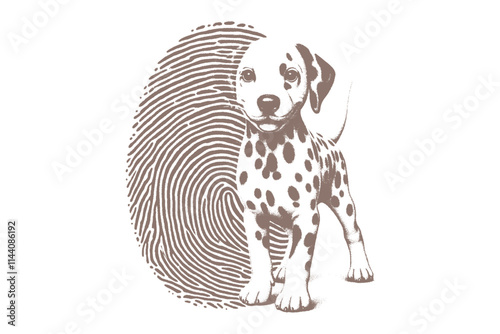 Dalmatian dog vector | dog vector | dog illustration | dog silhouette | dog tattoo | dog engraving | dog photo