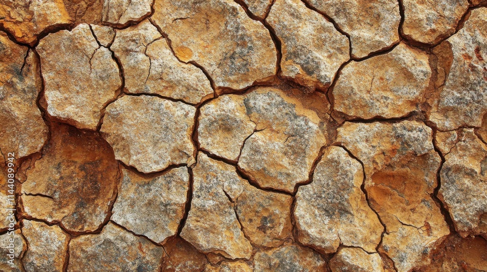 close-up of intricate cracked stone texture, emphasizing natural patterns and earthy tones, bold and detailed composition, serene focus close-up of intricate cracked stone texture, emphasizing natural patterns and earthy tones, bold and detailed composition, serene focus