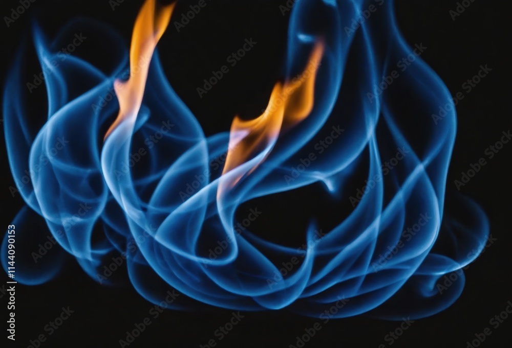 A dramatic image of swirling smoke and flames A dramatic image of swirling smoke and flames