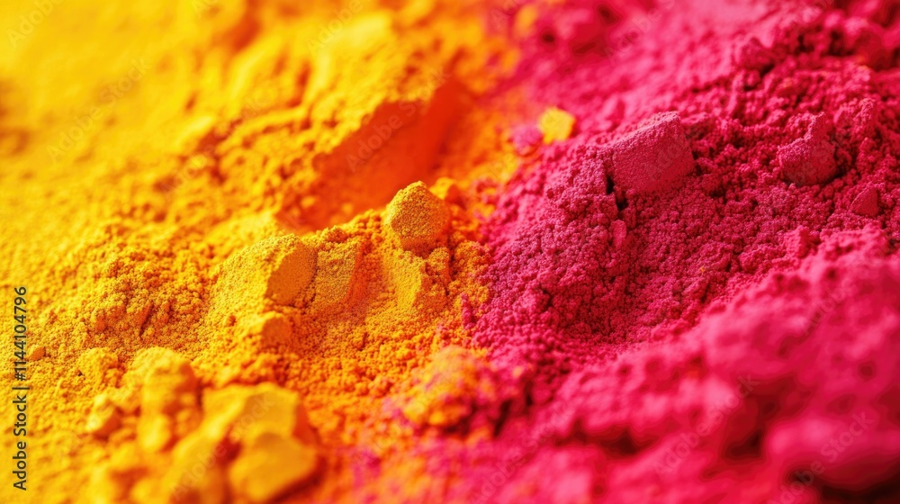 A fiery explosion of Holi powder with bold hues of crimson, bright yellow, and deep orange, forming dramatic shapes and textures. A fiery explosion of Holi powder with bold hues of crimson, bright yellow, and deep orange, forming dramatic shapes and textures.