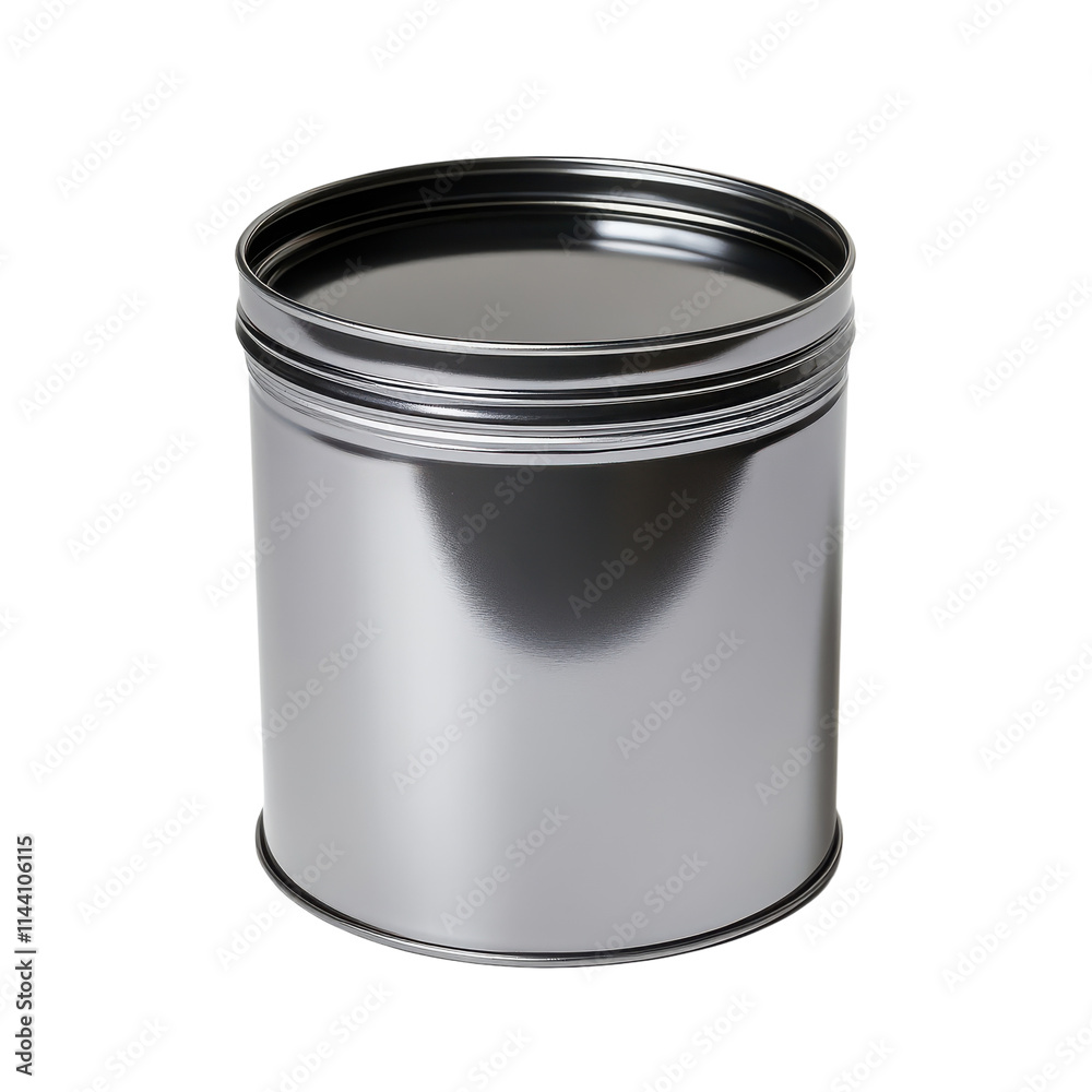 Empty Can for Paint on a White Background for Creative Projects Transparent Background Empty Can for Paint on a White Background for Creative Projects Transparent Background