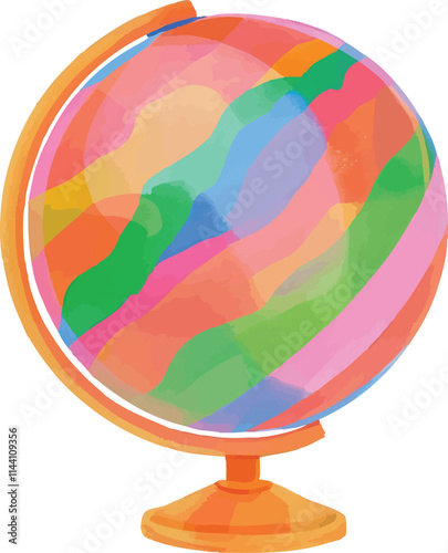illustration of Globe,  perfect for a kid school or education theme