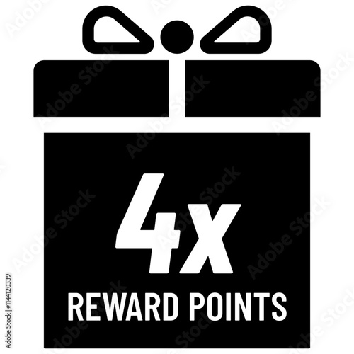 icon for 4x reward points or 4 times reward points