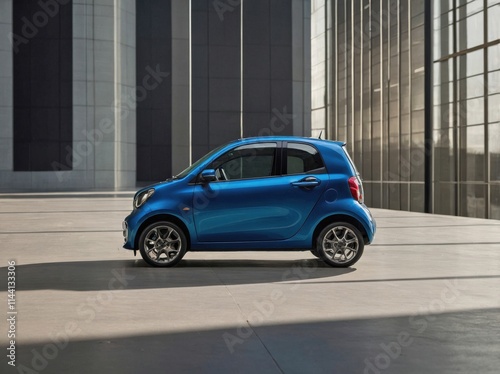 Wallpaper Mural A side-profile shot of a micro car Torontodigital.ca