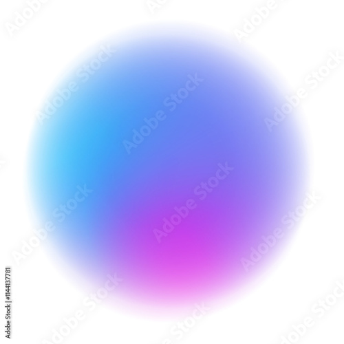 Round shape blur with gradient color,gradient blur shape, abstract shape blurred 