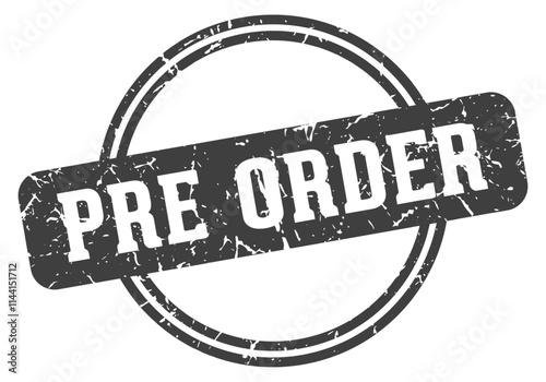 PRE ORDER stamp