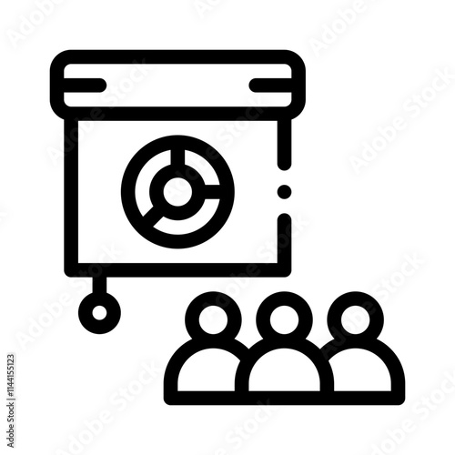 Audience line icon