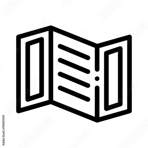 Handout line icon