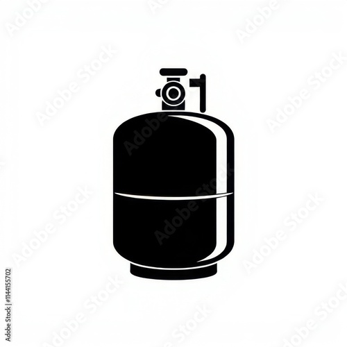 Obraz na płótnie gas bottle icon on white background 