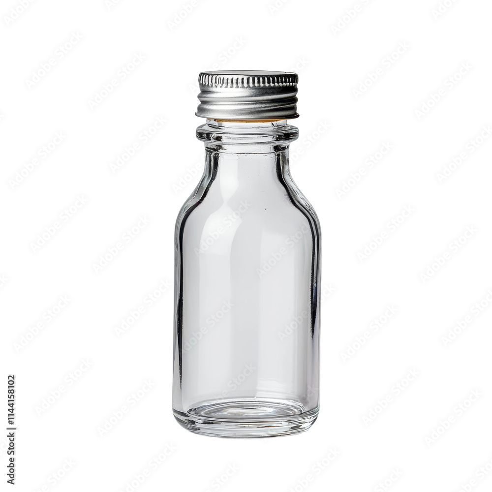 Small Glass Sake Bottle with Polished Finish Small Glass Sake Bottle with Polished Finish