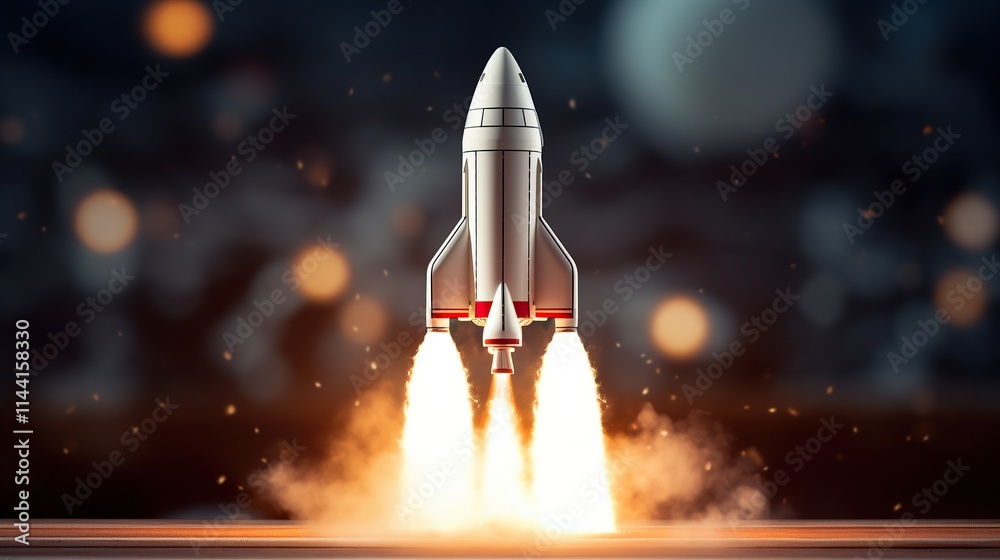 Spacecraft Launch with Fiery Propulsion Spacecraft Launch with Fiery Propulsion
