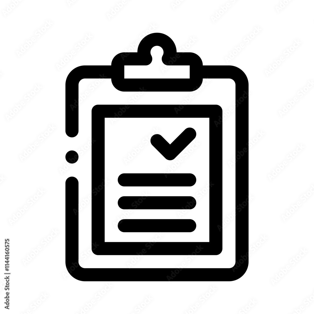 Clipboard line icon Clipboard line icon