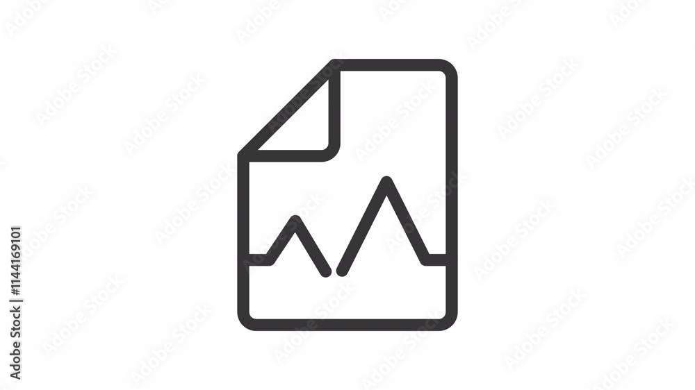 Ecg test line animation. Cardiology animated icon. Moving line. Clinical documents, documentation. Black illustration on white background. HD video with alpha channel. Motion graphic Ecg test line animation. Cardiology animated icon. Moving line. Clinical documents, documentation. Black illustration on white background. HD video with alpha channel. Motion graphic