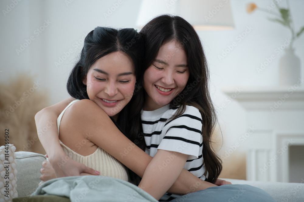 LGBT couples and their holiday activities at home LGBT couples and their holiday activities at home