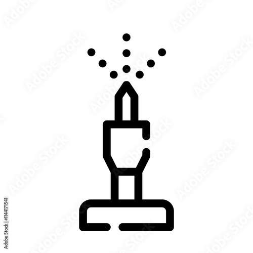 Nozzle line icon