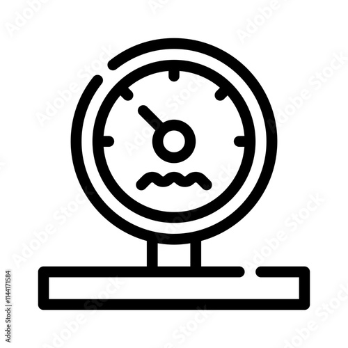 Pressure line icon
