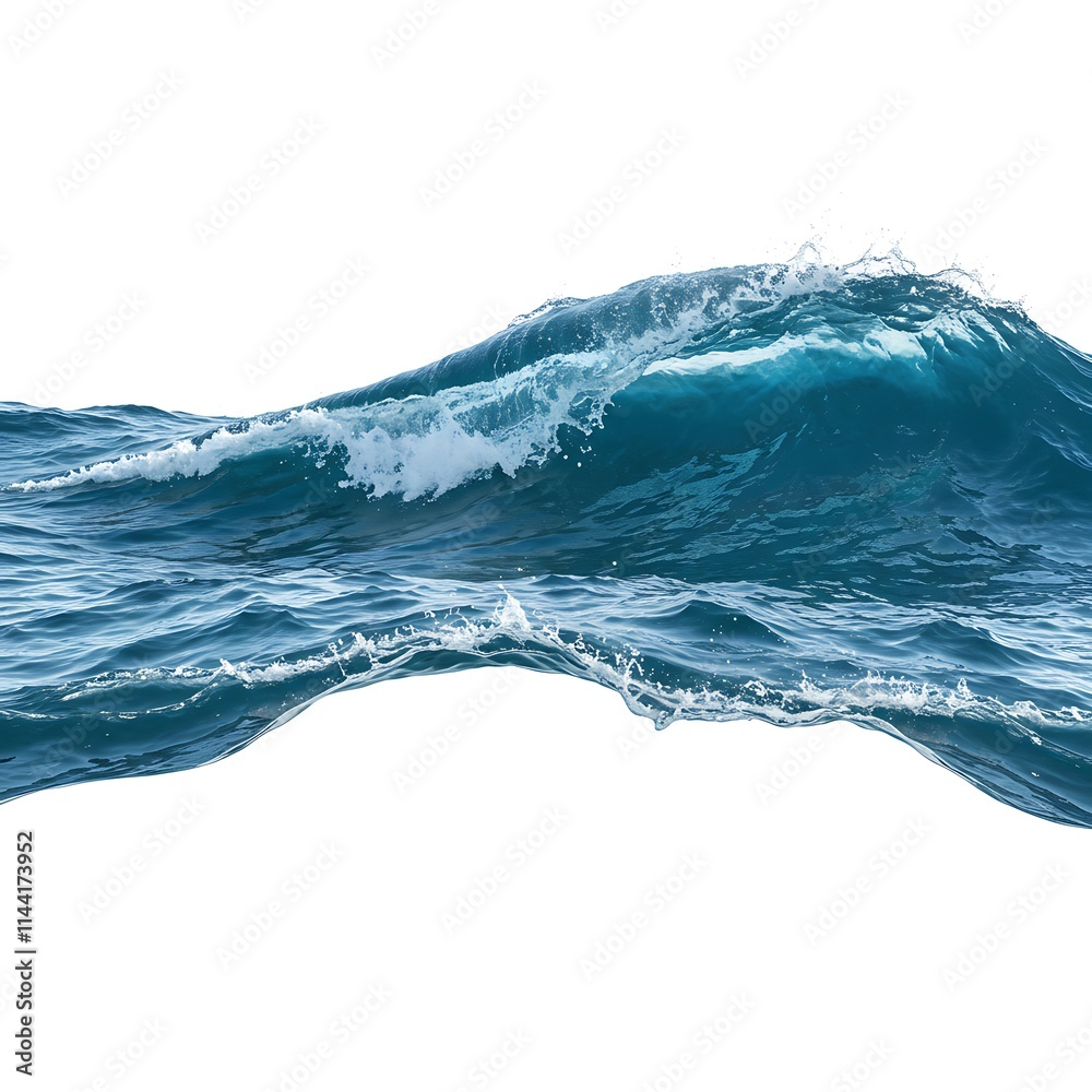 Fototapeta premium Majestic Ocean Wave in Motion