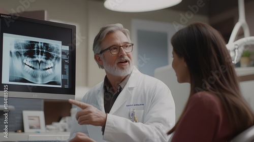 Medical Professionals Analyzing X-Ray Images