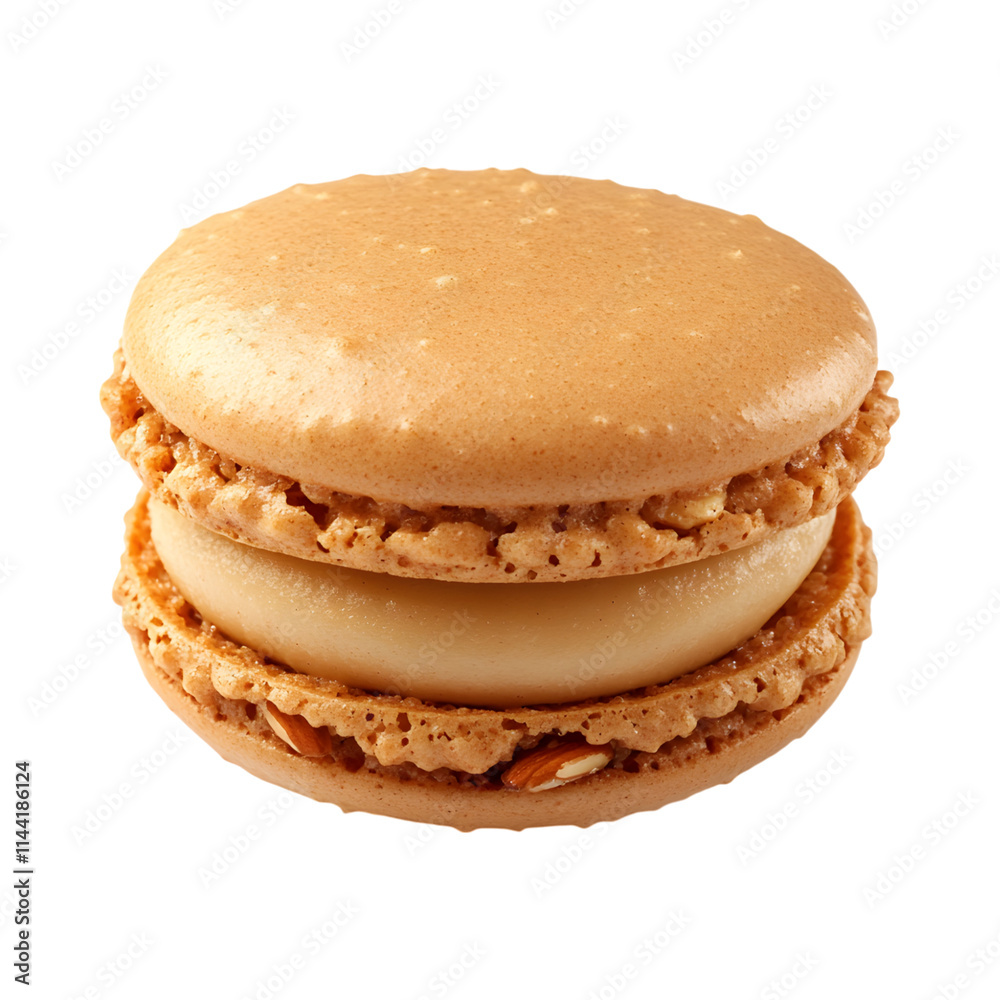 Flavor-some Almond Macaroons isolated on transparent background Flavor-some Almond Macaroons isolated on transparent background