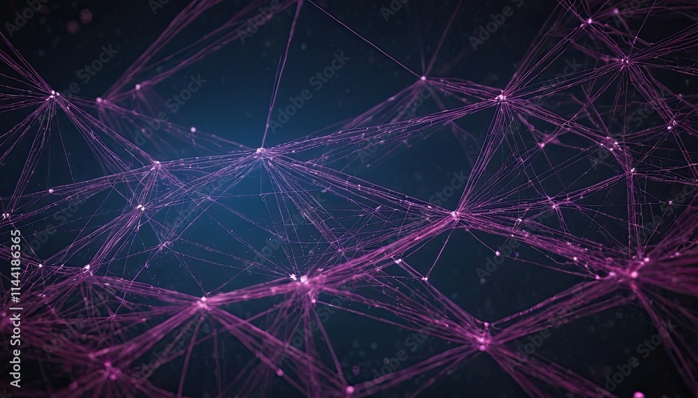 Fototapeta premium Abstract digital network connection background 3D rendering.