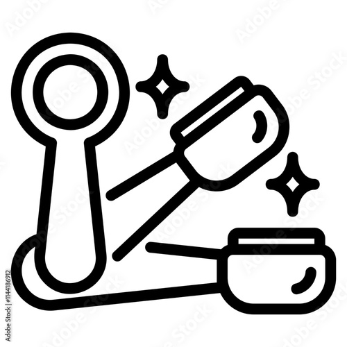 Measuring spoon icon