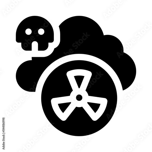 Toxic glyph icon