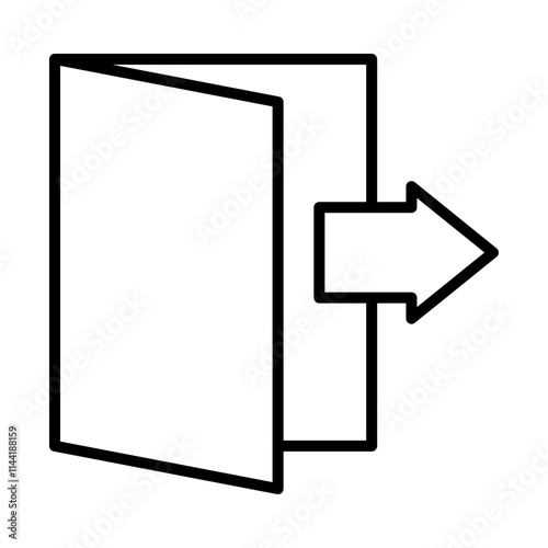Startup Exit Strategy line icon