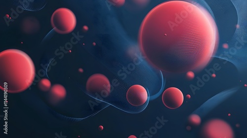 Simplistic Tech-Inspired Backdrop with Abstract Elements