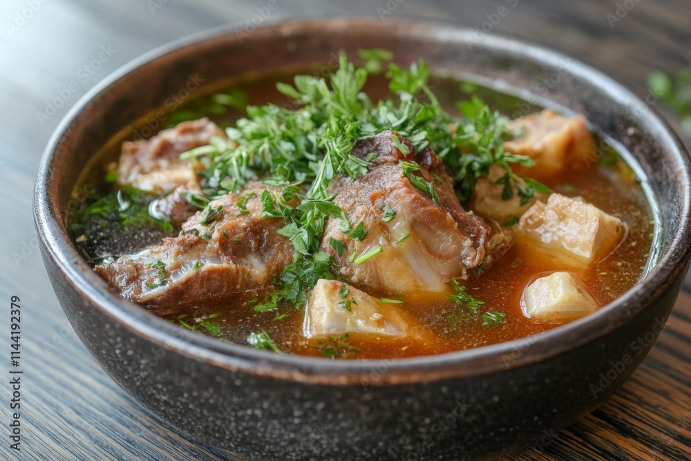 Hearty Pork Rib Soup - A Delicious and Comforting Dish Hearty Pork Rib Soup - A Delicious and Comforting Dish